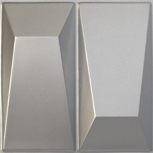 Ekena Millwork 11 7/8in. W x 11 7/8in. H Locke EnduraWall Decorative 3D Wall Panel Covers 0.98 Sq. Ft. WP12X12LOCST - main